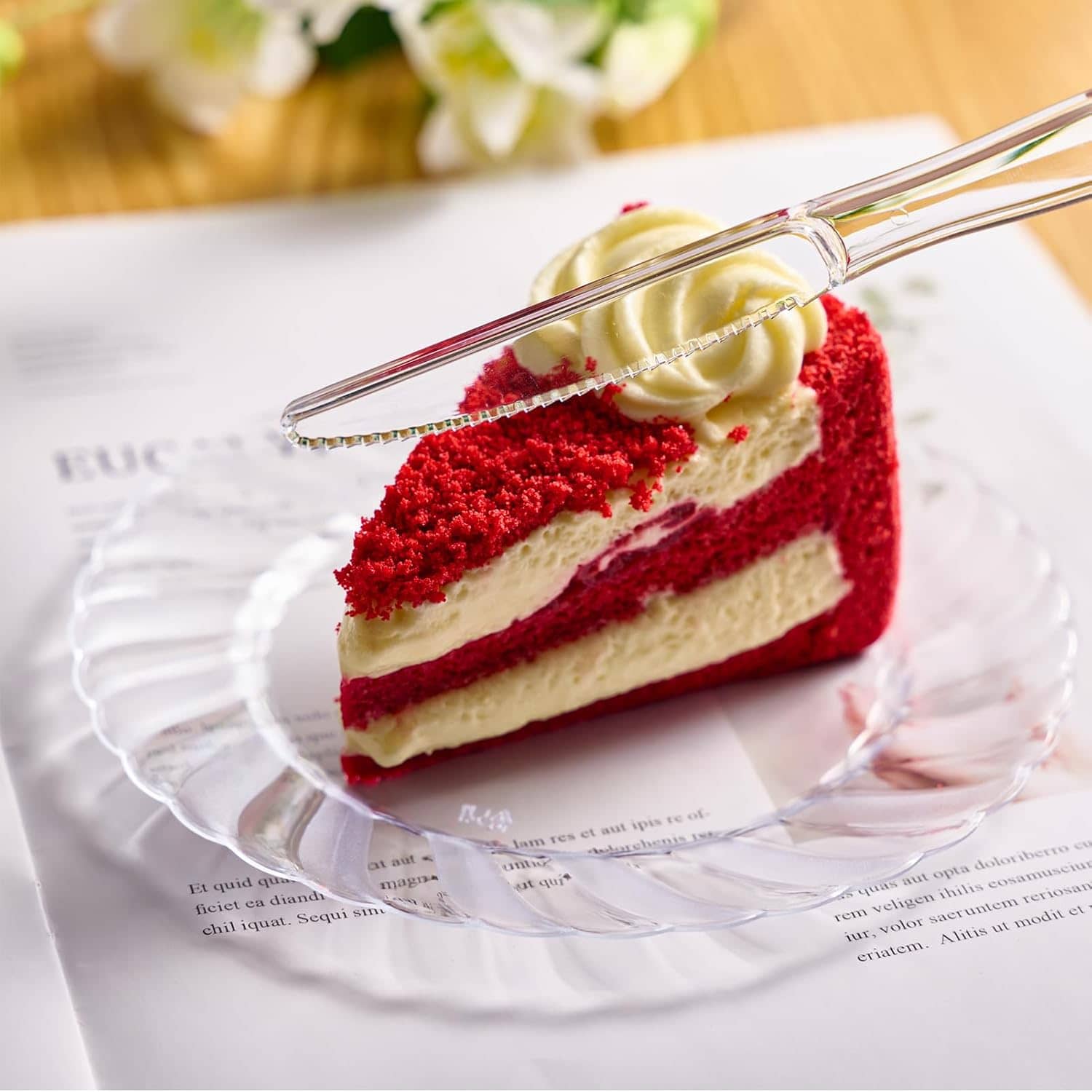 360 Count Extra Heavy Duty Clear Plastic Silverware, 120 Forks, 120 Spoons, 120 Knives, BPA-Free, Heat Resistant, Disposable Plastic Utensils Set, Plastic Cutlery Set, Plasticware Bulk - Image 4