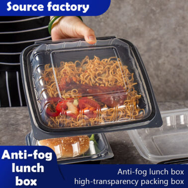100 sets of meal boxes, super thick style, 6-inch and 9-inch single compartments, suitable for microwave heating and reusable food containers, with lids, disposable lunch boxes, for food preparation, plastic food boxes (stackable), suitable for freezing and washable in the dishwasher for healthy food packaging. More durable for repeated use.
