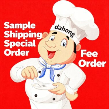 Additional payment for the price difference Sample handling & shipping fee