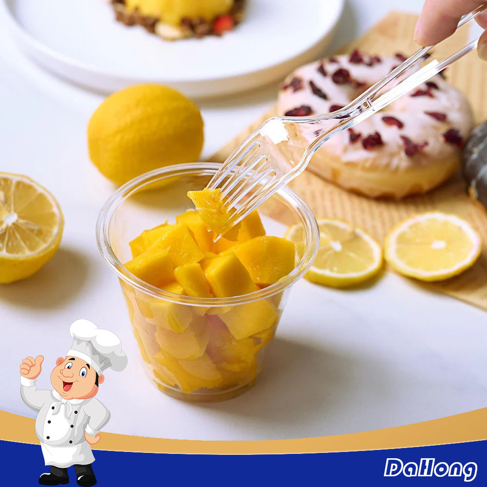 Clear Heavy Duty Disposable Plastic Flatware&Forks- Party & Wedding Use - Image 4