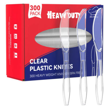 Clear Heavy Duty Disposable Plastic Flatware&knives- Party & Wedding Use