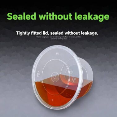 Plastic Deli Containers with Lids, Slime, Soup, Meal Prep Containers | BPA Free | Stackable | Leakproof | Microwave/Dishwasher/Freezer Safe